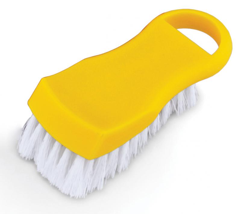 Yellow Plastic Cutting Board Brush